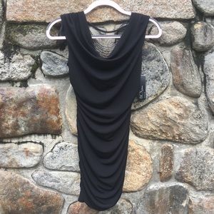 BCX Ruffled Beaded Dress